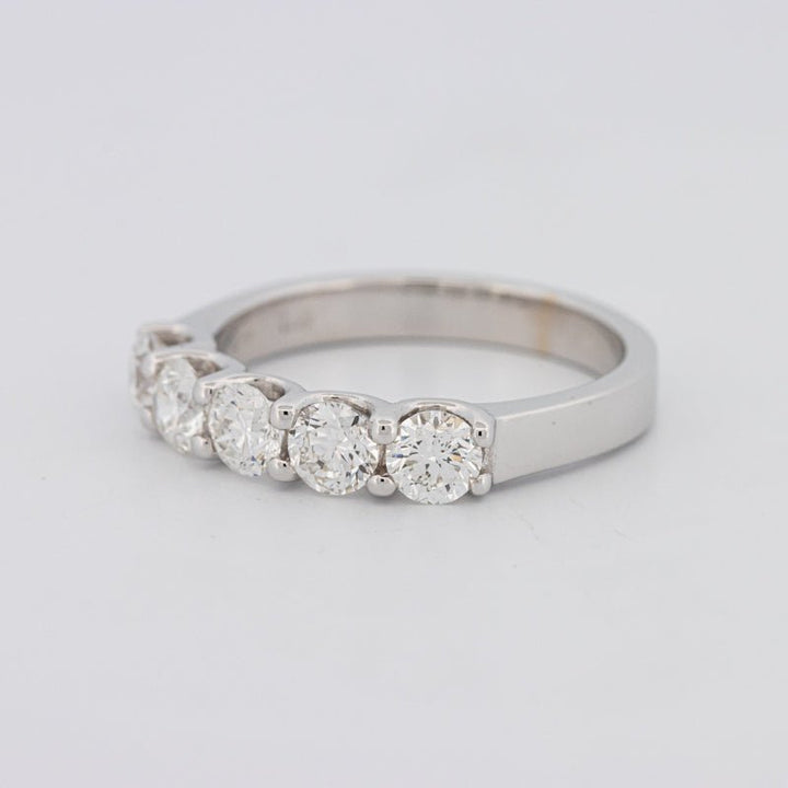 5 Half Round Floating Eternity Ring - ZIZOV DIAMONDS