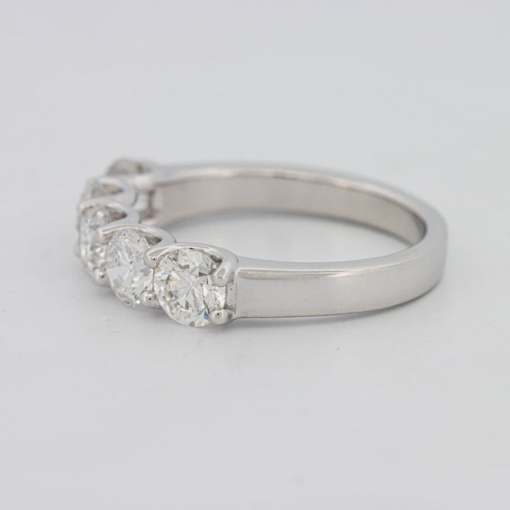 5 Half Round Floating Eternity Ring - ZIZOV DIAMONDS
