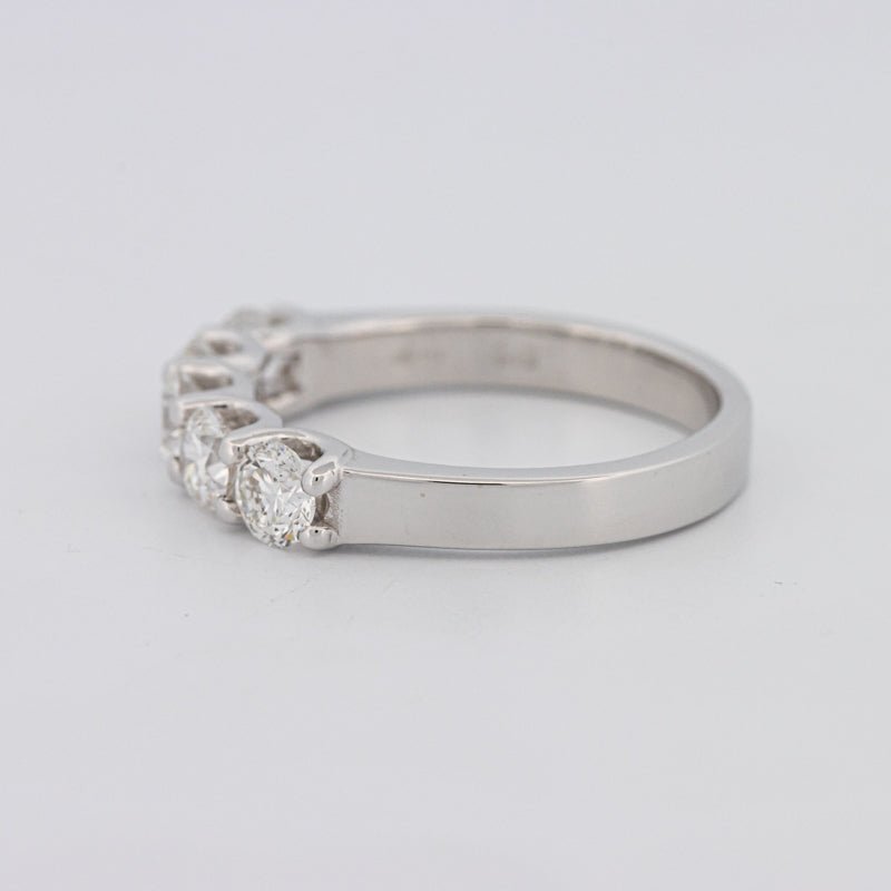 5 Half Round Floating Eternity Ring - ZIZOV DIAMONDS