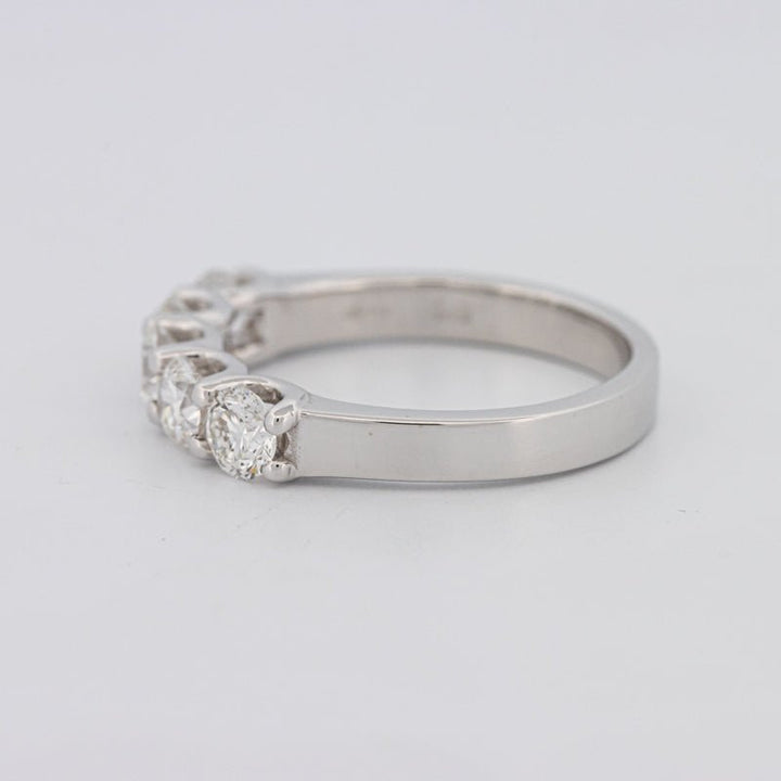 5 Half Round Floating Eternity Ring - ZIZOV DIAMONDS
