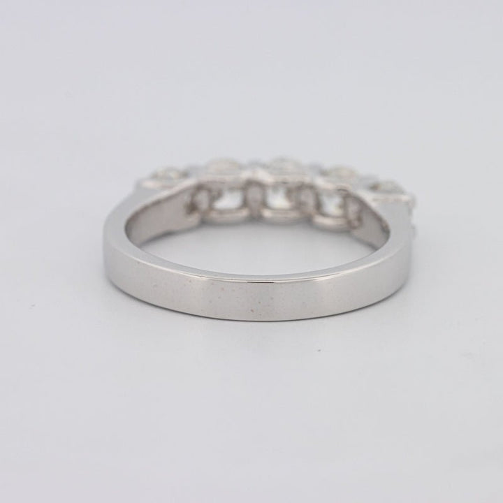 5 Half Round Floating Eternity Ring - ZIZOV DIAMONDS
