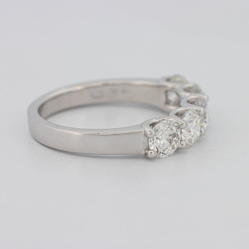 5 Half Round Floating Eternity Ring - ZIZOV DIAMONDS