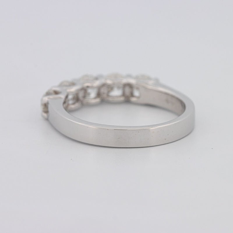 5 Half Round Floating Eternity Ring - ZIZOV DIAMONDS