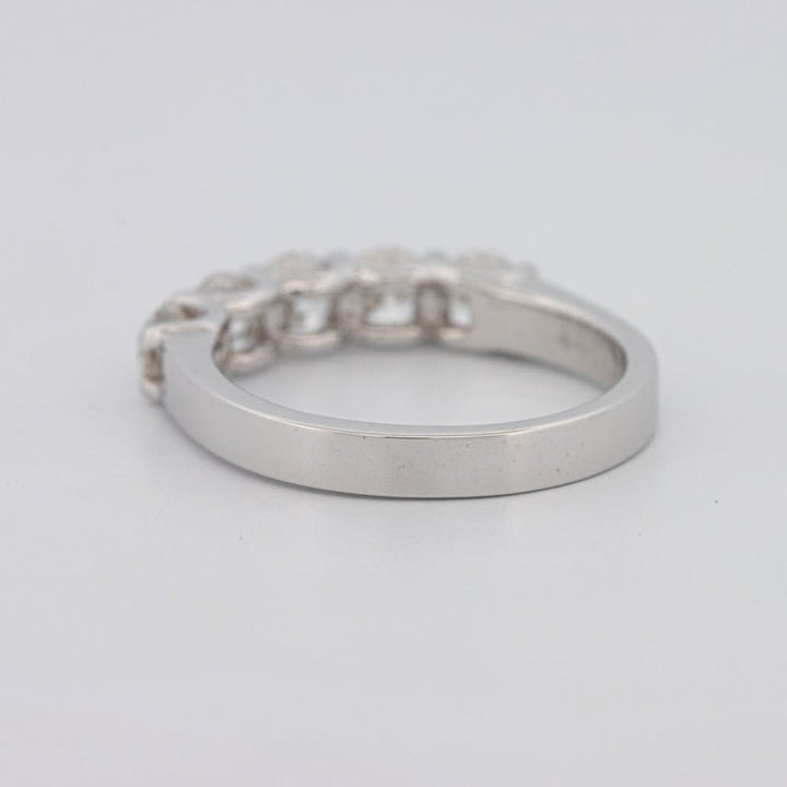 5 Half Round Floating Eternity Ring - ZIZOV DIAMONDS