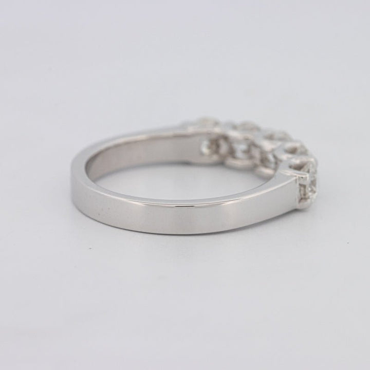 5 Half Round Floating Eternity Ring - ZIZOV DIAMONDS