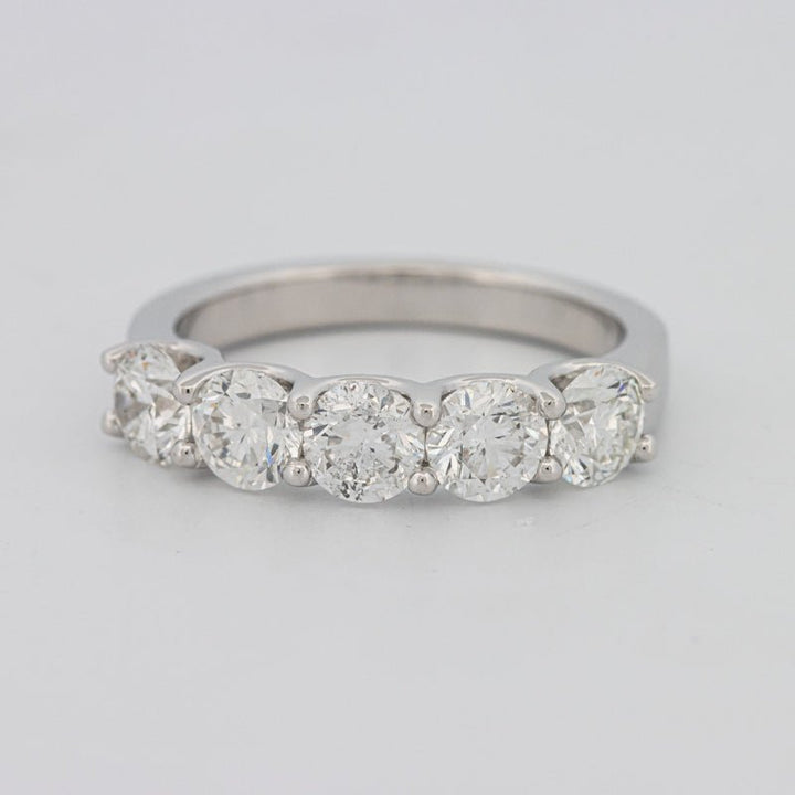 5 Half Round Floating Eternity Ring - ZIZOV DIAMONDS