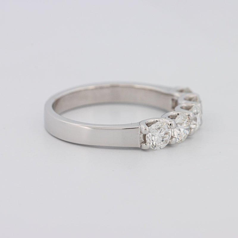 5 Half Round Floating Eternity Ring - ZIZOV DIAMONDS