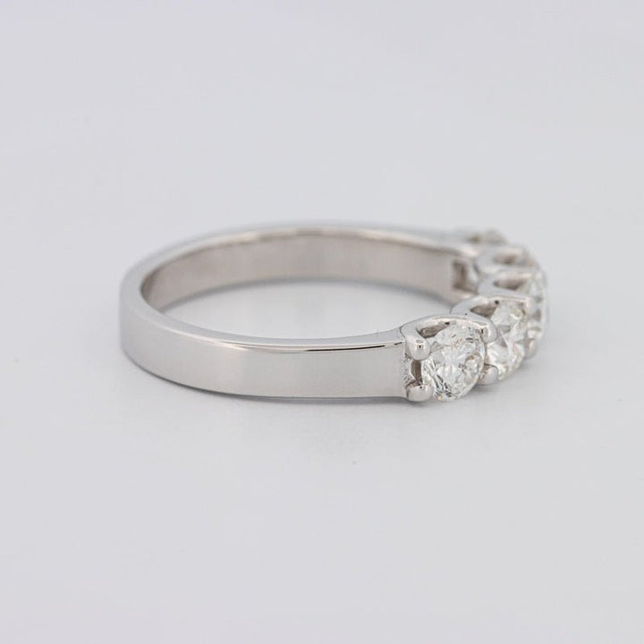 5 Half Round Floating Eternity Ring - ZIZOV DIAMONDS