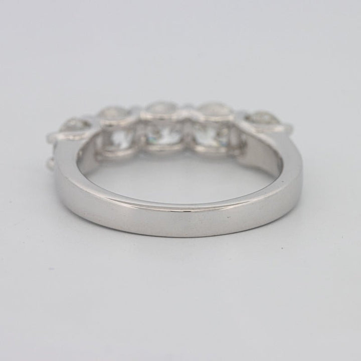 5 Half Round Floating Eternity Ring - ZIZOV DIAMONDS