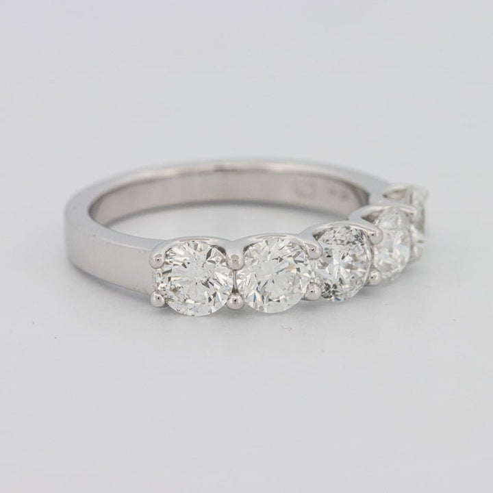 5 Half Round Floating Eternity Ring - ZIZOV DIAMONDS