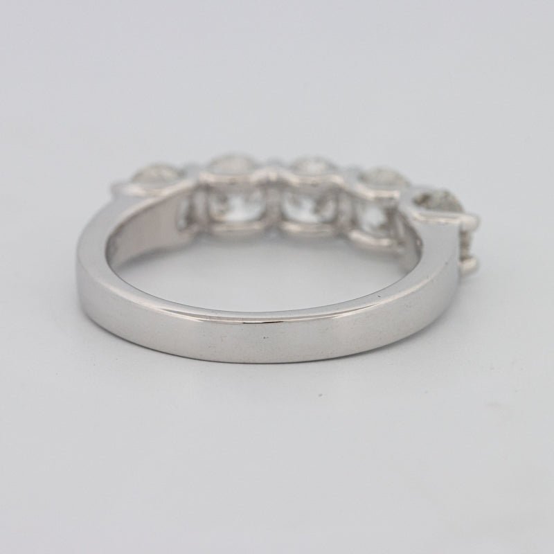 5 Half Round Floating Eternity Ring - ZIZOV DIAMONDS