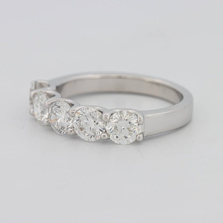 5 Half Round Floating Eternity Ring - ZIZOV DIAMONDS