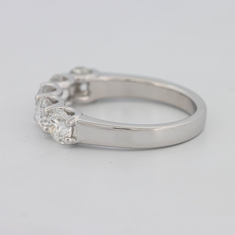 5 Half Round Floating Eternity Ring - ZIZOV DIAMONDS