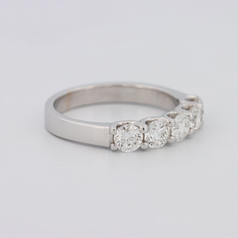 5 Half Round Floating Eternity Ring - ZIZOV DIAMONDS