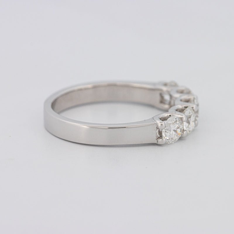 5 Half Round Floating Eternity Ring - ZIZOV DIAMONDS