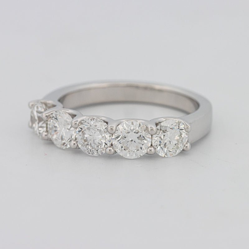 5 Half Round Floating Eternity Ring - ZIZOV DIAMONDS