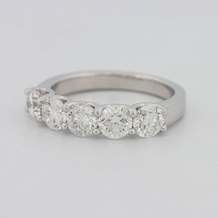 5 Half Round Floating Eternity Ring - ZIZOV DIAMONDS