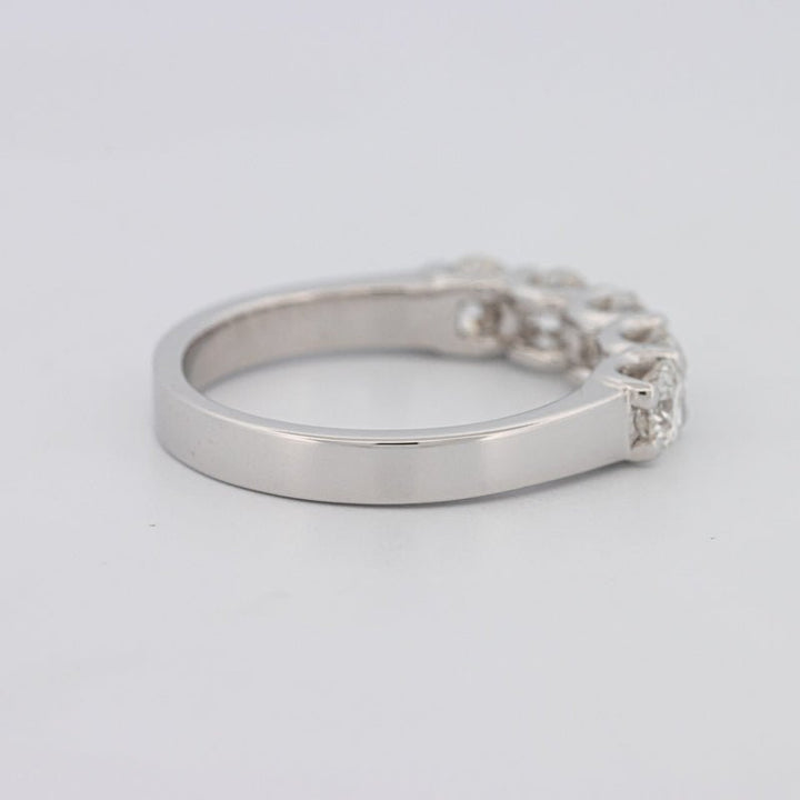 5 Half Round Floating Eternity Ring - ZIZOV DIAMONDS
