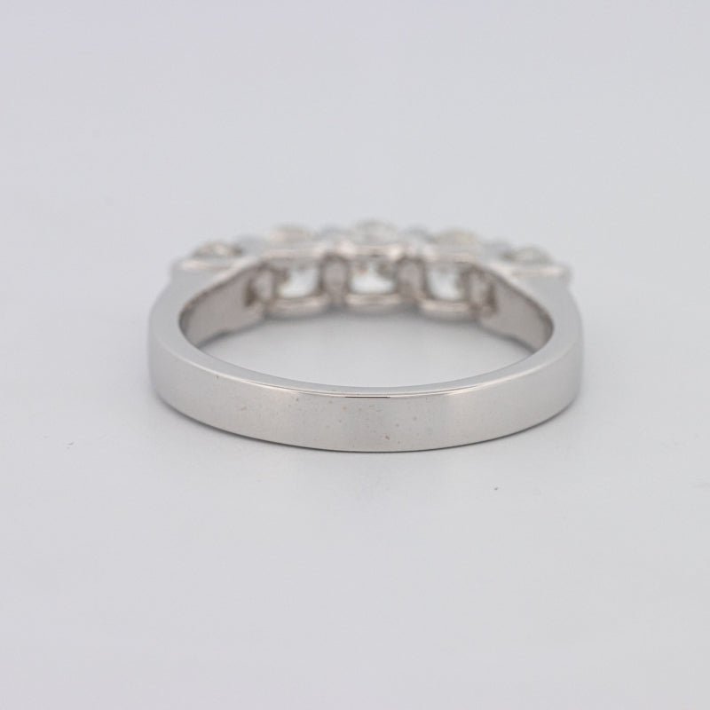 5 Half Round Floating Eternity Ring - ZIZOV DIAMONDS