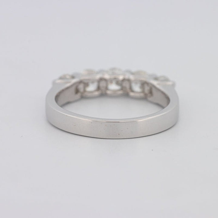 5 Half Round Floating Eternity Ring - ZIZOV DIAMONDS