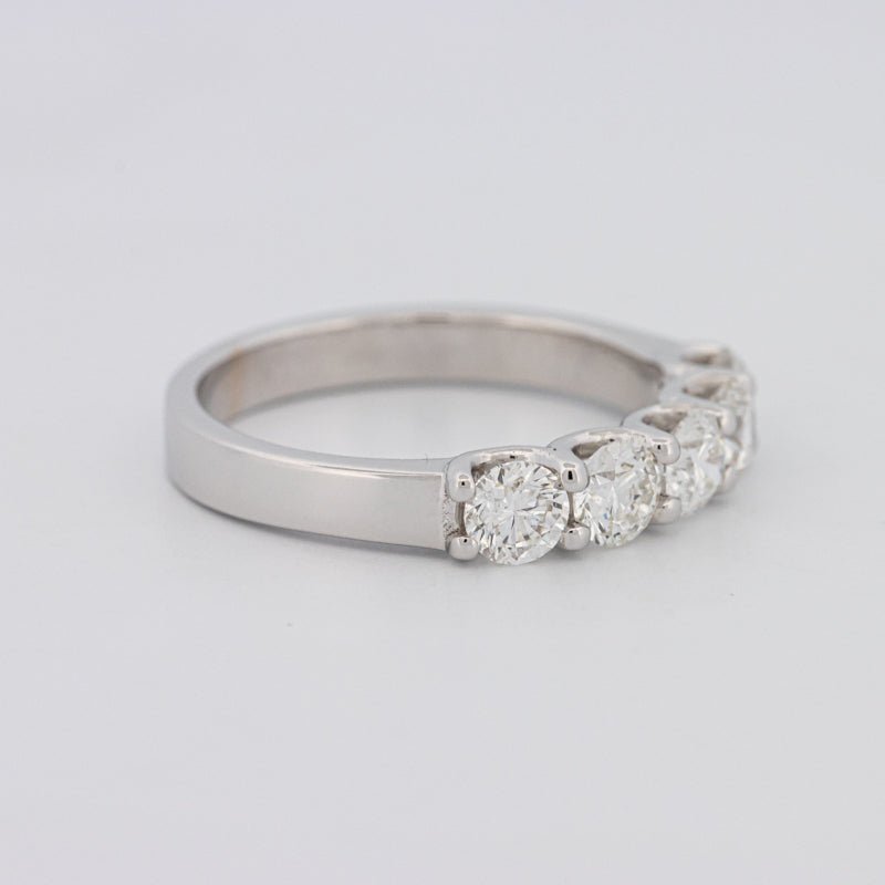 5 Half Round Floating Eternity Ring - ZIZOV DIAMONDS