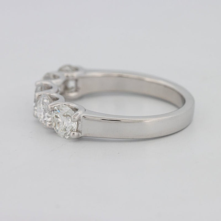 5 Half Round Floating Eternity Ring - ZIZOV DIAMONDS