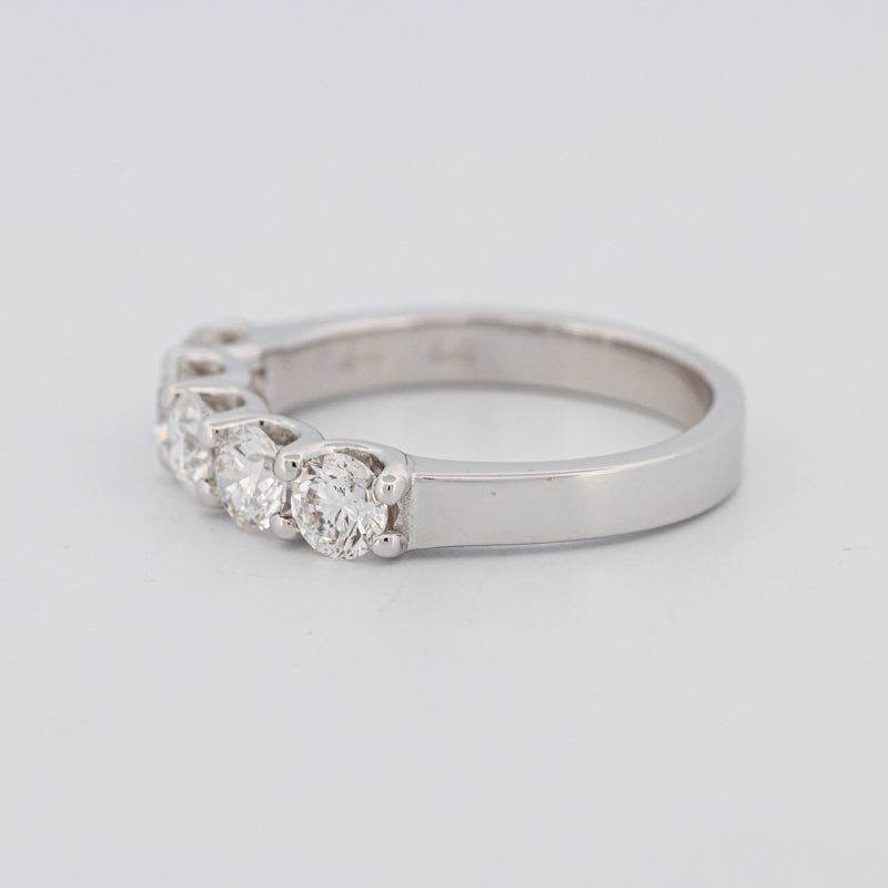 5 Half Round Floating Eternity Ring - ZIZOV DIAMONDS