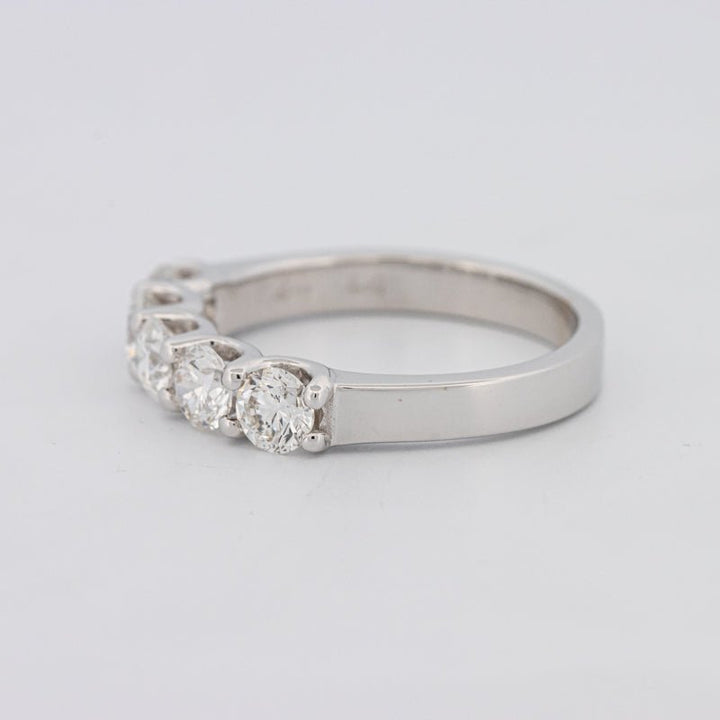 5 Half Round Floating Eternity Ring - ZIZOV DIAMONDS