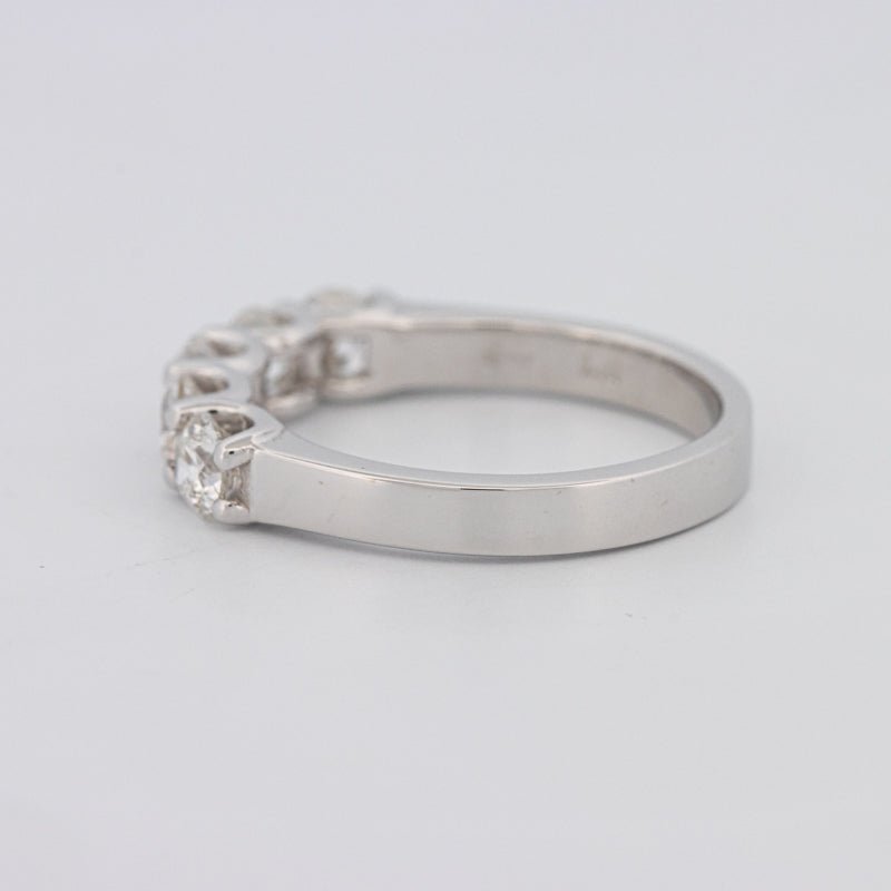 5 Half Round Floating Eternity Ring - ZIZOV DIAMONDS