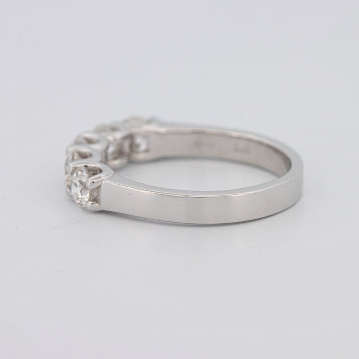 5 Half Round Floating Eternity Ring - ZIZOV DIAMONDS
