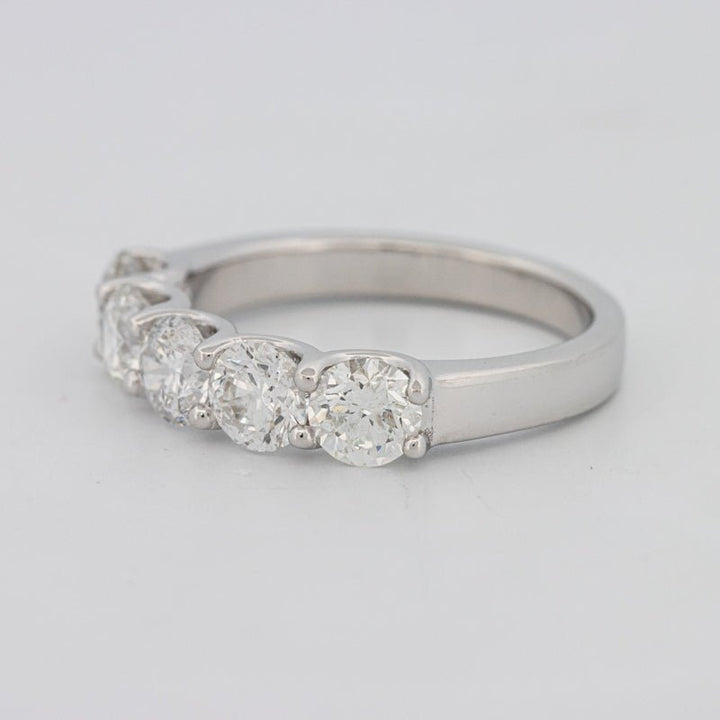 5 Half Round Floating Eternity Ring - ZIZOV DIAMONDS