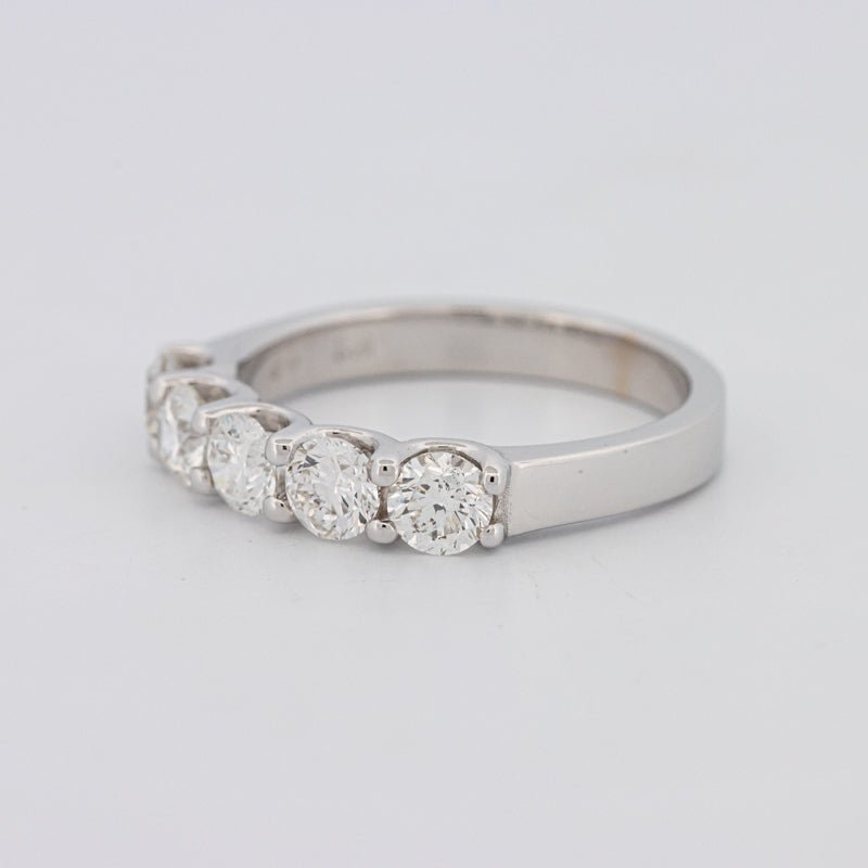 5 Half Round Floating Eternity Ring - ZIZOV DIAMONDS