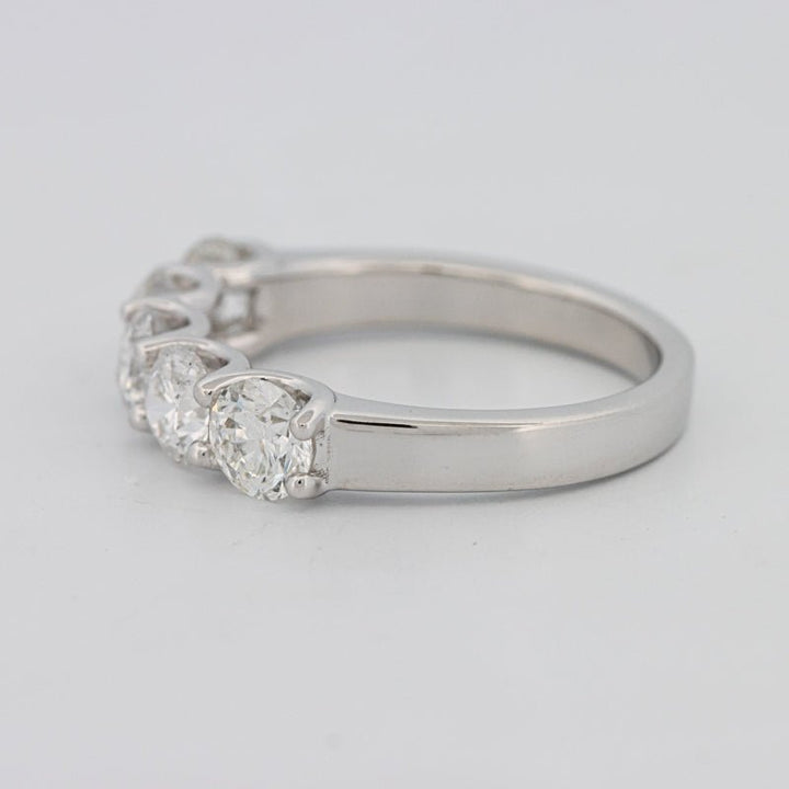 5 Half Round Floating Eternity Ring - ZIZOV DIAMONDS