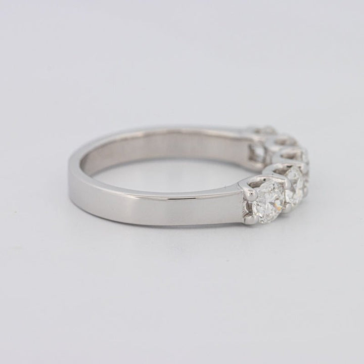 5 Half Round Floating Eternity Ring - ZIZOV DIAMONDS