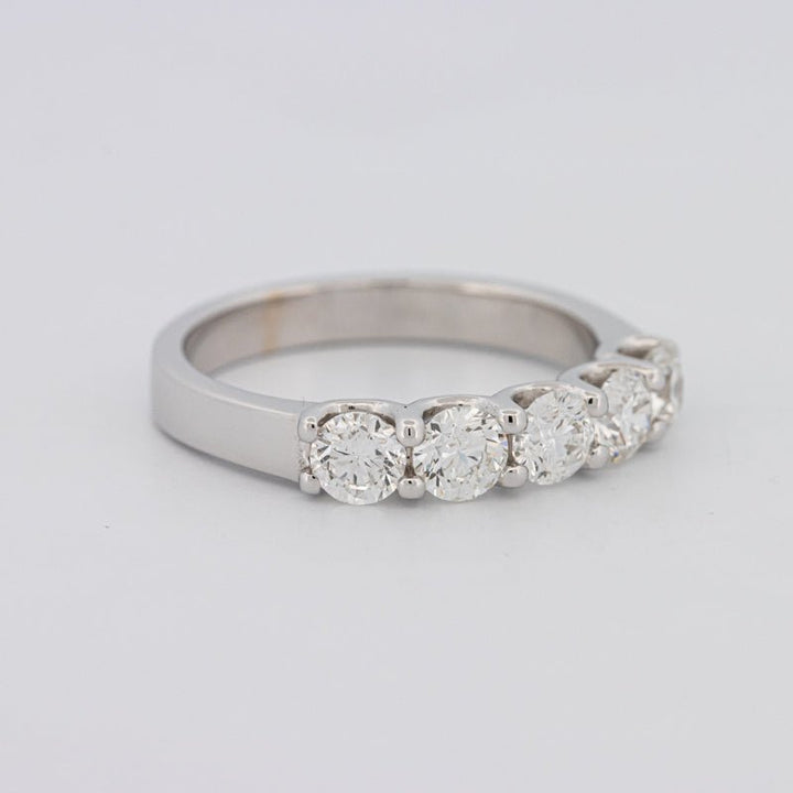 5 Half Round Floating Eternity Ring - ZIZOV DIAMONDS