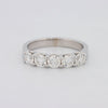 5 Half Round Floating Eternity Ring - ZIZOV DIAMONDS