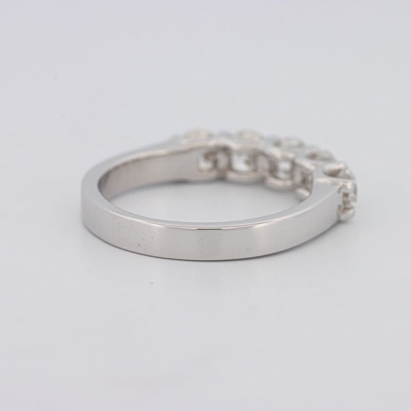 5 Half Round Floating Eternity Ring - ZIZOV DIAMONDS