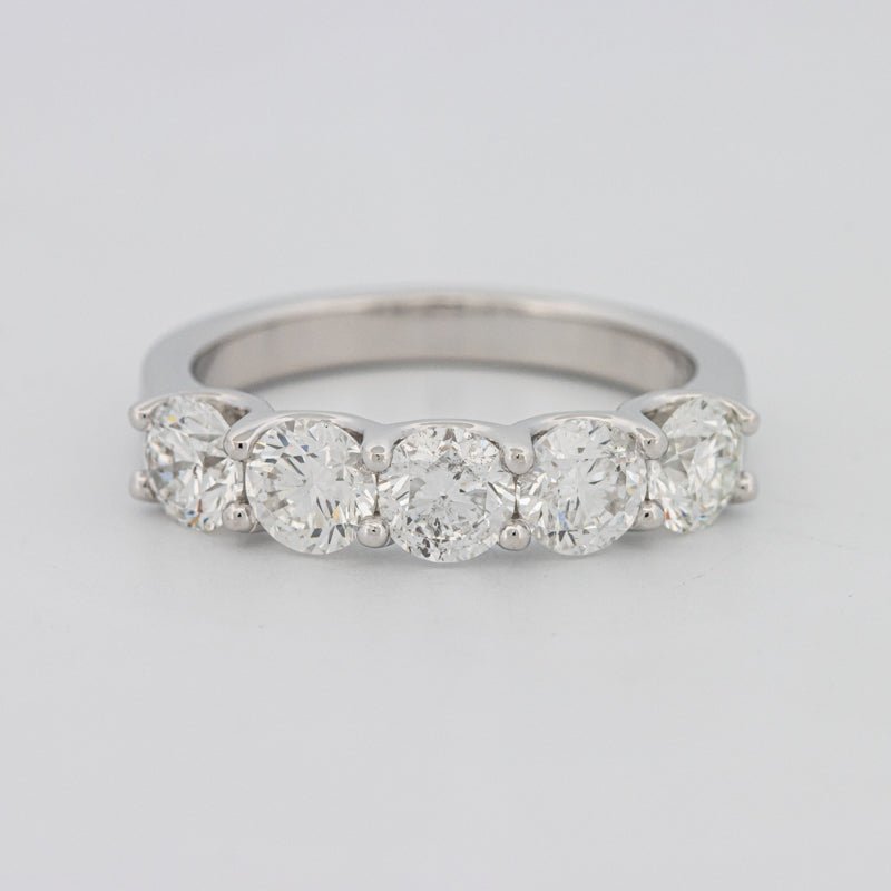 5 Half Round Floating Eternity Ring - ZIZOV DIAMONDS