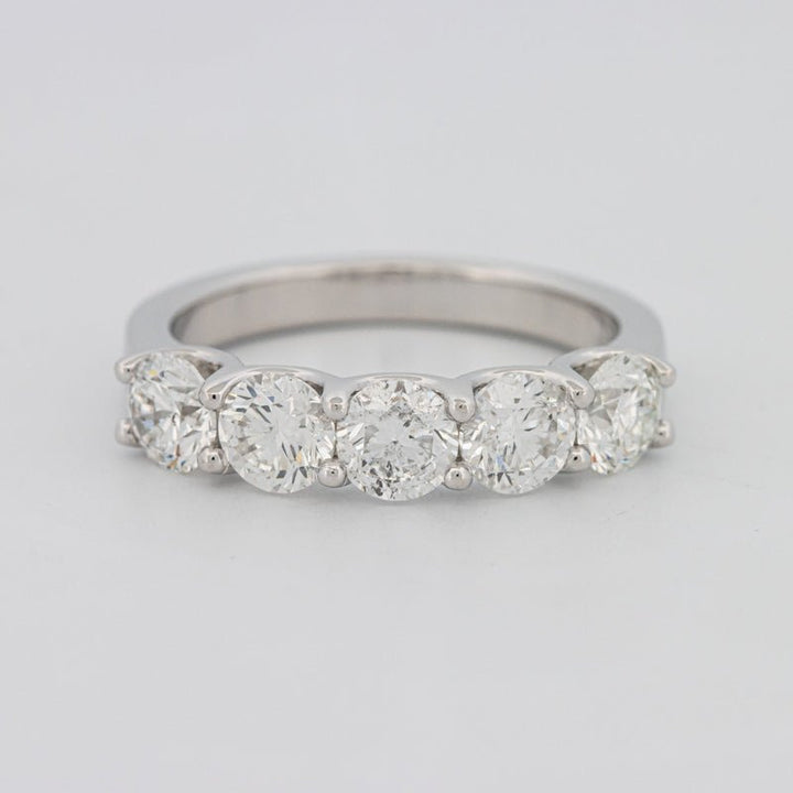 5 Half Round Floating Eternity Ring - ZIZOV DIAMONDS