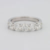 5 Half Round Floating Eternity Ring - ZIZOV DIAMONDS