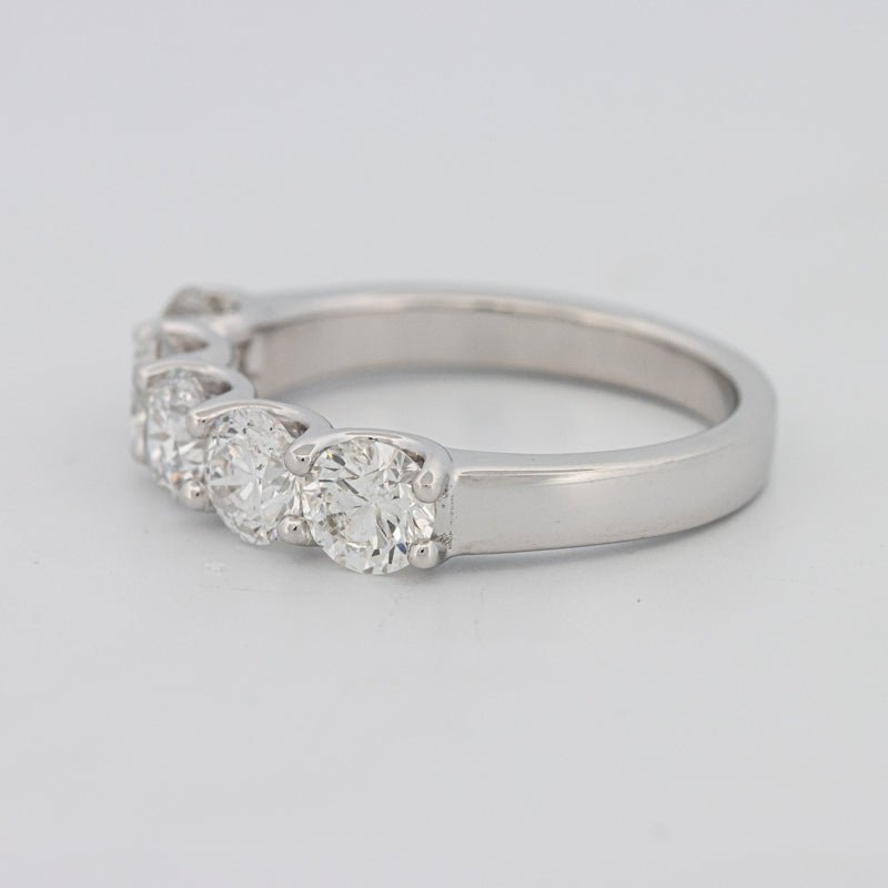 5 Half Round Floating Eternity Ring - ZIZOV DIAMONDS