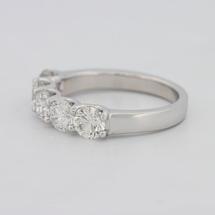 5 Half Round Floating Eternity Ring - ZIZOV DIAMONDS