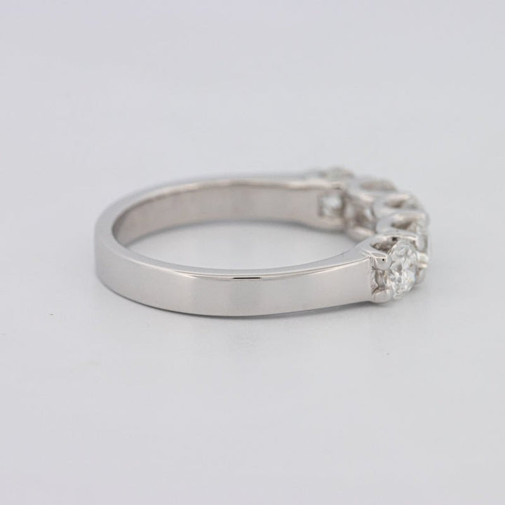 5 Half Round Floating Eternity Ring - ZIZOV DIAMONDS