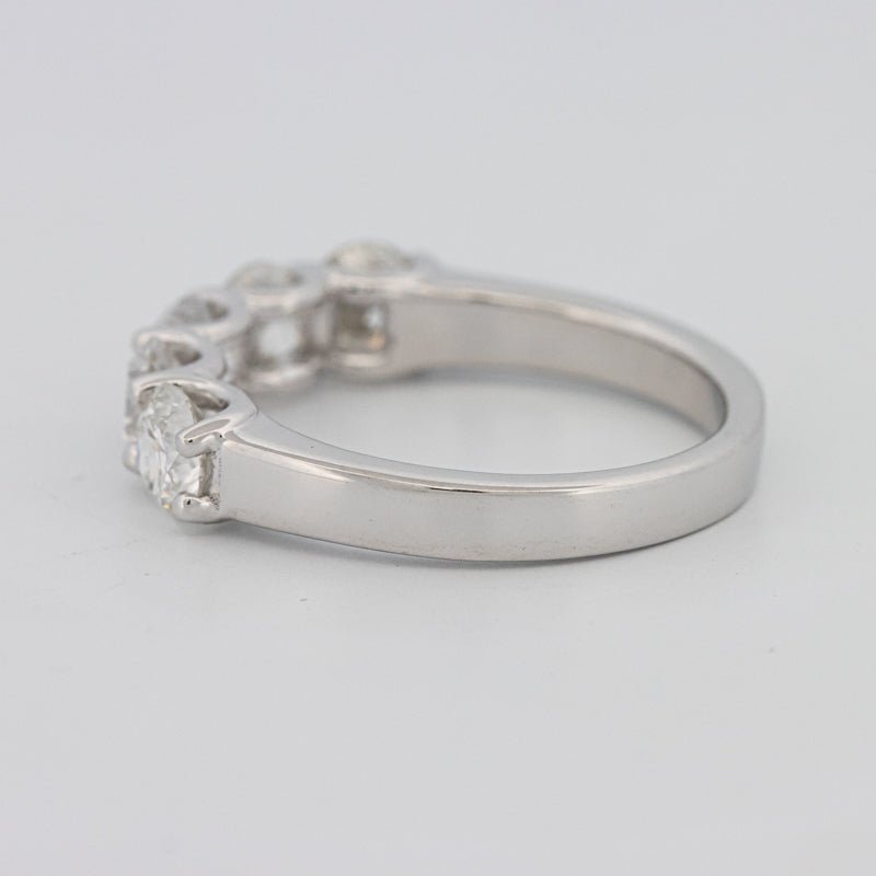 5 Half Round Floating Eternity Ring - ZIZOV DIAMONDS