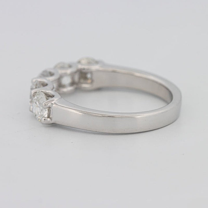 5 Half Round Floating Eternity Ring - ZIZOV DIAMONDS