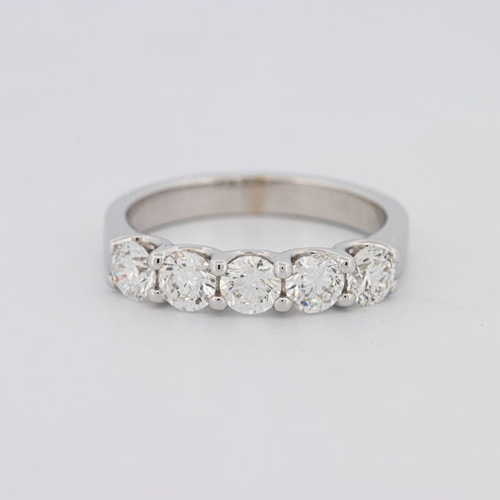 5 Half Round Floating Eternity Ring - ZIZOV DIAMONDS