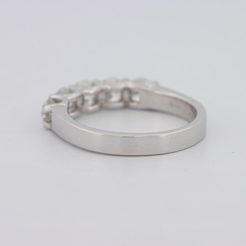 5 Half Round Floating Eternity Ring - ZIZOV DIAMONDS