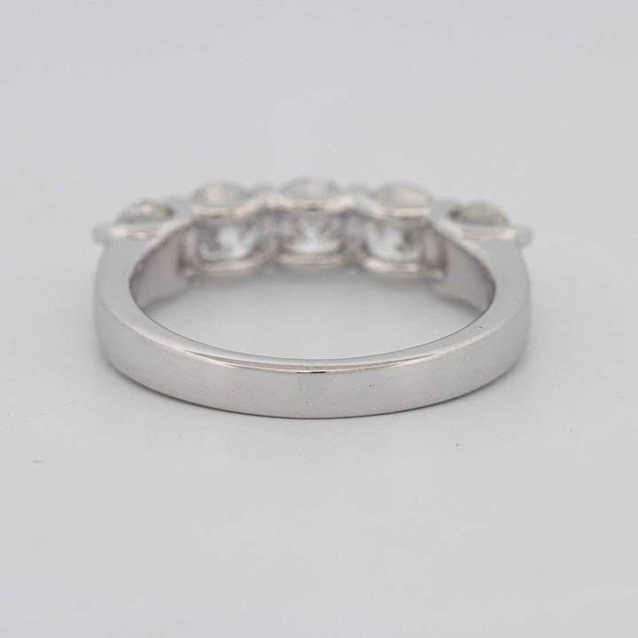 5 Half Round Floating Eternity Ring - ZIZOV DIAMONDS