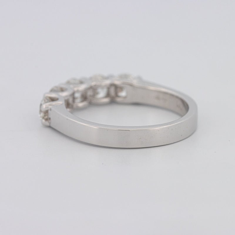 5 Half Round Floating Eternity Ring - ZIZOV DIAMONDS