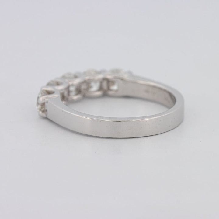 5 Half Round Floating Eternity Ring - ZIZOV DIAMONDS